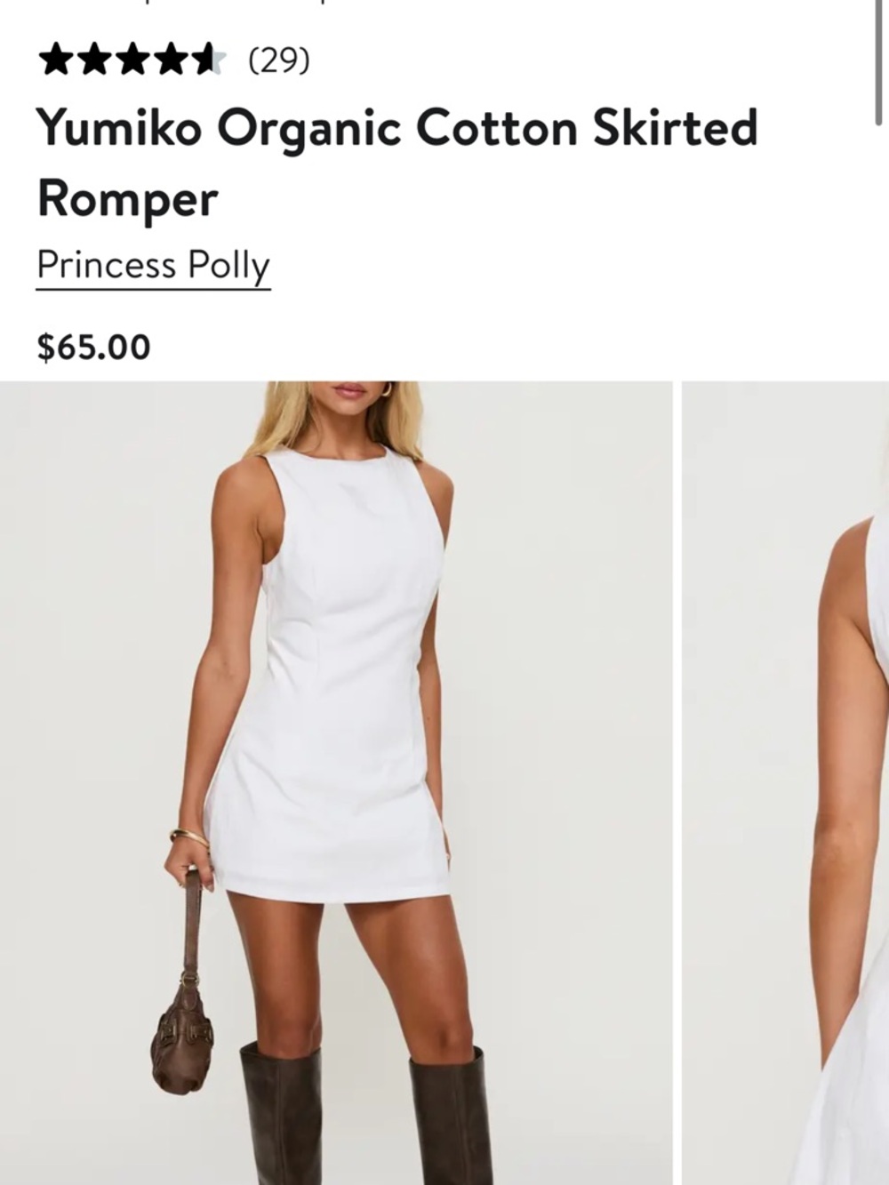 Princess Polly yumiko romper dress
